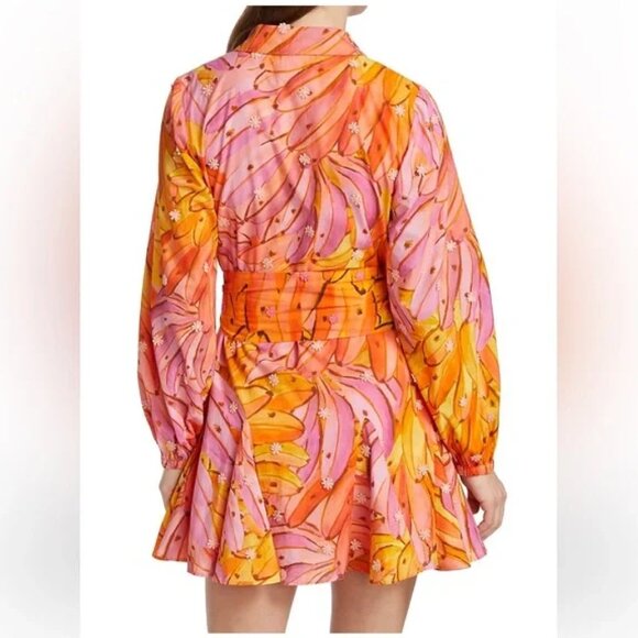 Farm Rio Pink Ombré Bananas mini dress - Picture 4 of 6